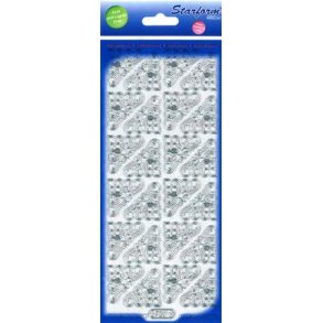 Hj&oslash;rner glitter transparent