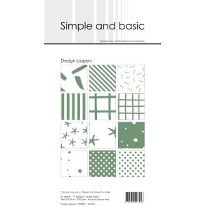 Simple and Basic slim card 10x21 cm