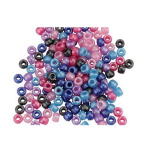  Metallic perler mix 6x9mm 50g