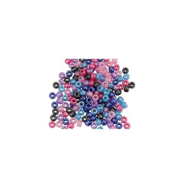  Metallic perler mix 6x9mm 50g