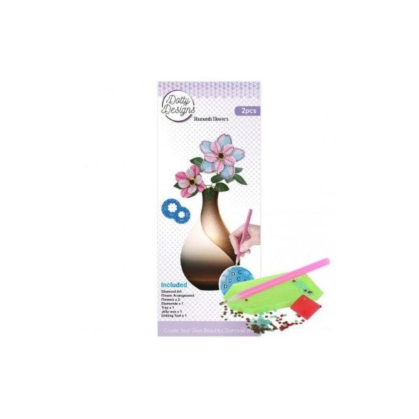 Diamonds Flowers 2 stk