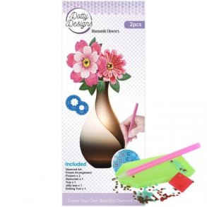 Diamonds Flowers 2stk