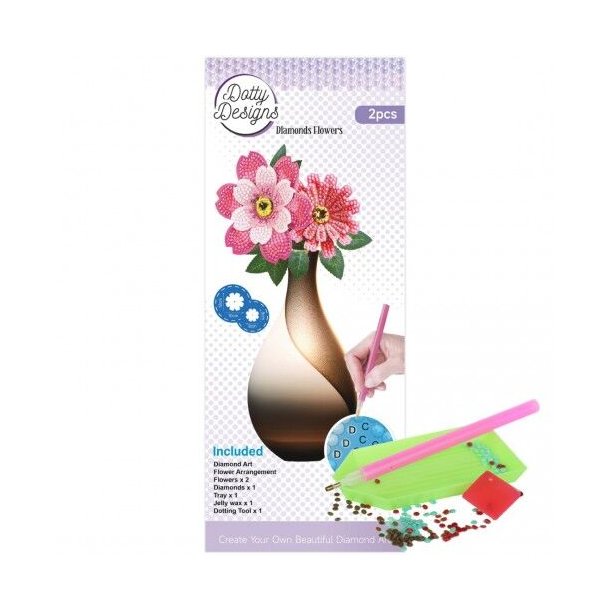 Diamonds Flowers 2stk