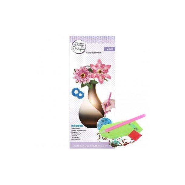 Diamonds Flowers 2stk