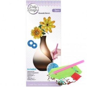 Diamonds Flowers 2 stk