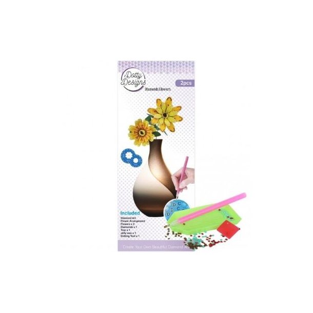 Diamonds Flowers 2 stk