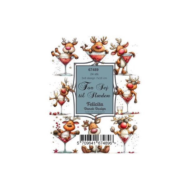 Toppers For sej til sl�den 3x10design 7x10cm 200g