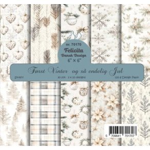 Felicita Design F�rst vinter og s� julehygge 3x10design 15x15cm 200g