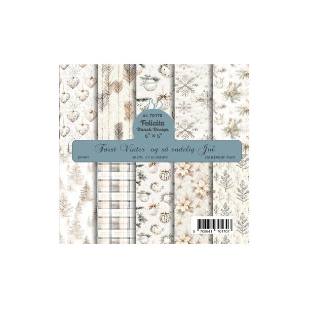 Felicita Design F�rst vinter og s� julehygge 3x10design 15x15cm 200g
