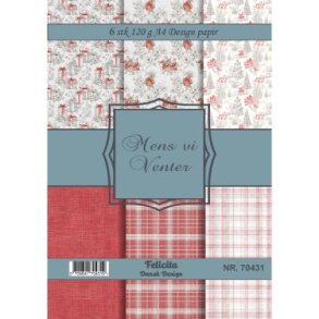 Felicita Design Mens vi venter A4 6 stk 120g