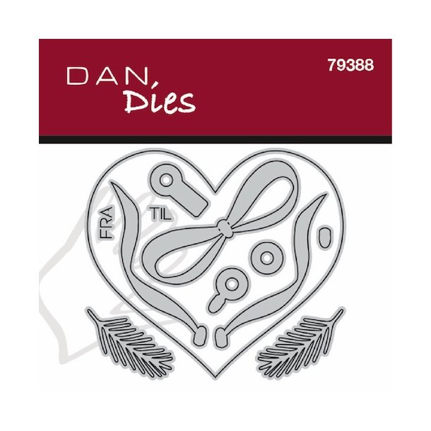 Dan Dies Hjerte med sl�jfe. Basis. Mere info. tryk p� billedet P� lager igen ca 9. september 2026