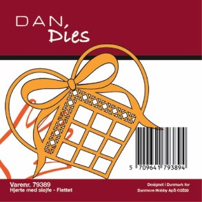  Dan Dies Hjerte med sl�jfe Fletter. Mere info tryk p� billedet P� lager igen ca 9. september 2026