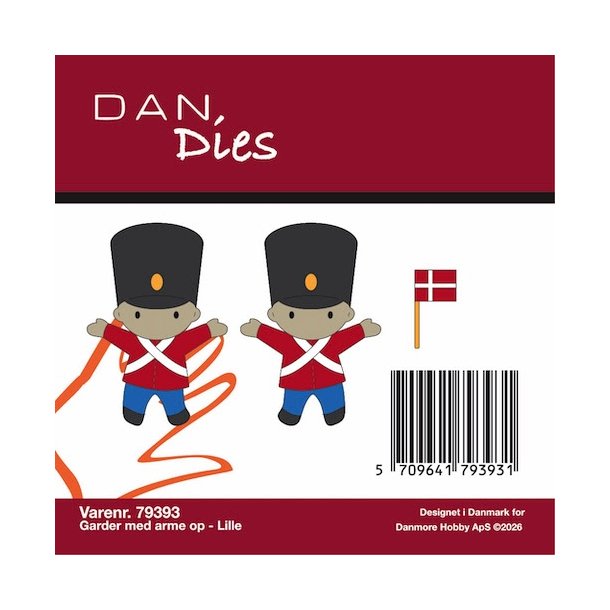 Dan Dies Garder med armene oppe Lille Mere info tryk p� billedet