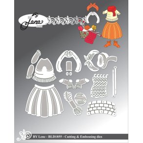 By Lene dies. T�j til BLD1853 Nederdel 3,6x4,5cm