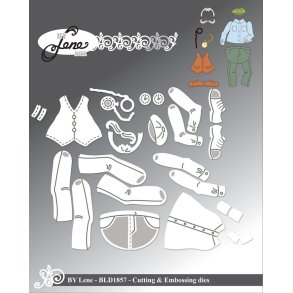 By Lene dies T�j til BLD1857 Vest 2,9x2,6cm