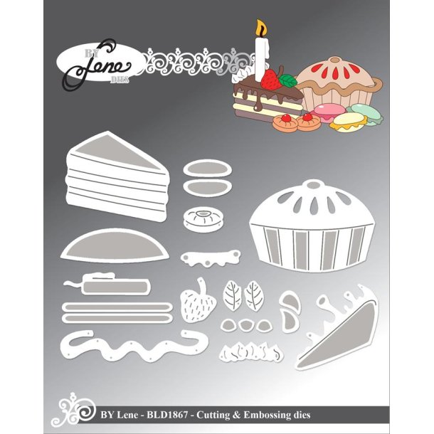 By Lene dies Cake St�rste 5x3,7cm