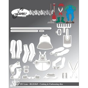 By Lene dies Accessories for BLD1856 St�vle 2,2x2,1cm