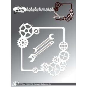 By Lene dies Gear 12,2x12,2cm