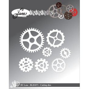 By Lene dies Gears St�rste 4,2x4,2cm