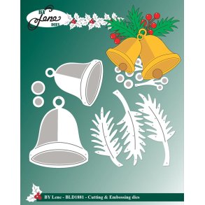 By Lene dies Christmas bells St�rste 4,3x5,3cm