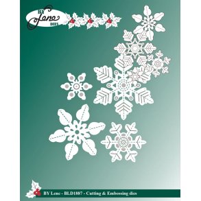 By Lene dies Snowflakes St�rste 4,5x5,2cm