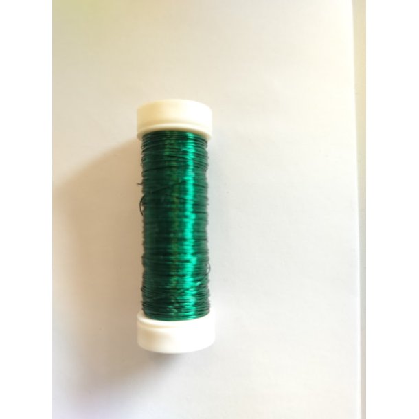 Gr�n bindetr�d 0,30mm 30g Kan bruges til knipling