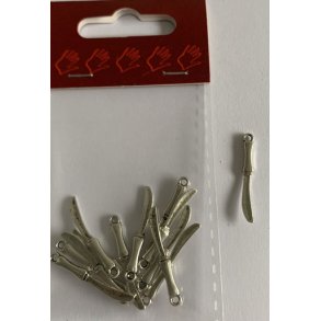  Charms kniv 02,x2,6cm 12 stk