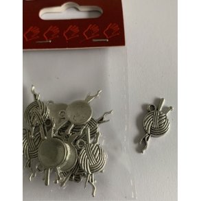  Charms garnn�gle 1,1x2,6cm 12 stk