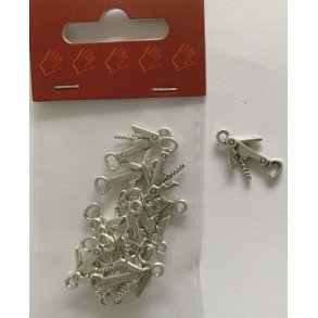  Charms oplukker 1,1x2,2cm 12 stk