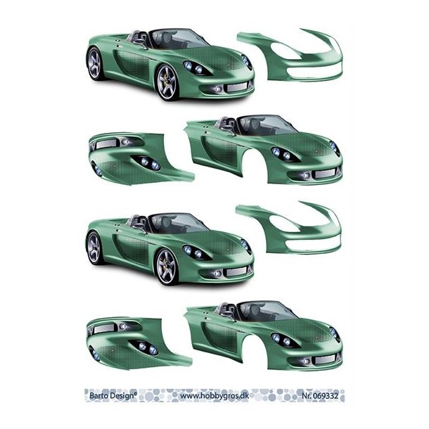 3D Barto Design Sportsvogn