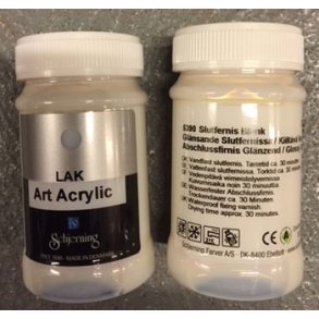 Schjerning Art Acrylic Vandfast slutfernis mat 100ml