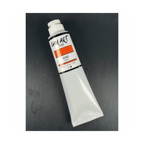 Dan Art Akryl maling Orange 120ml