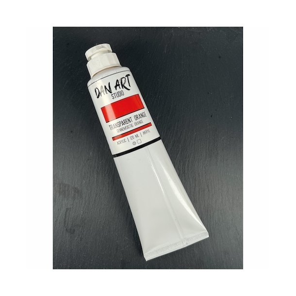 Dan Art Akryl maling Transparent orange 120ml