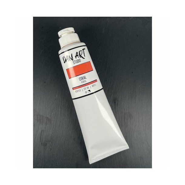 Dan Art Akryl maling Koral 120ml