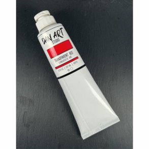 Dan Art Akryl maling Transparent r�d 120ml