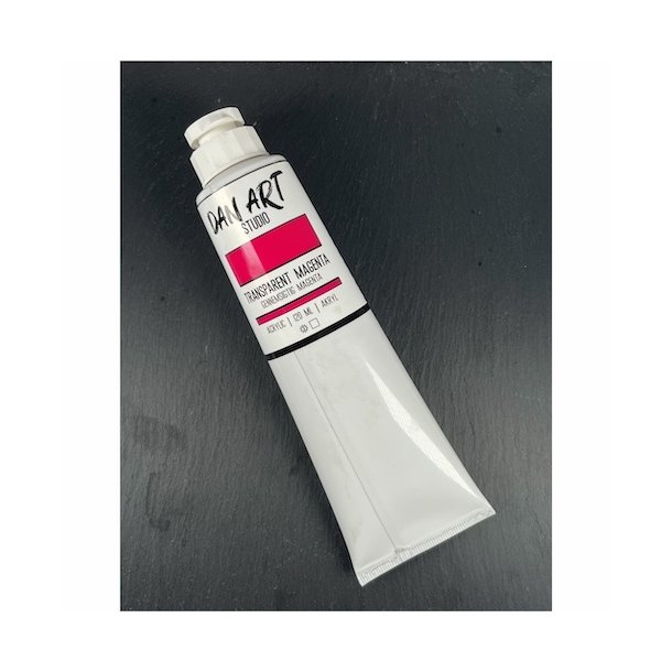 Dan Art Akryl maling Transparent magenta 120ml