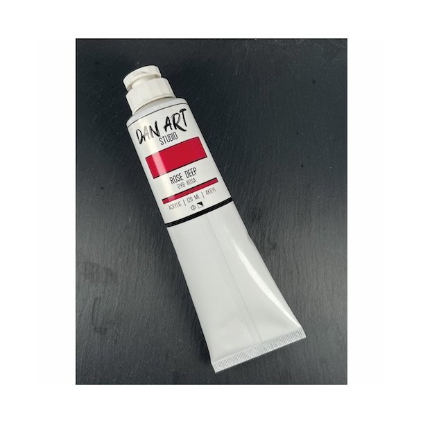 Dan Art Akryl maling Dyb rosa 120ml