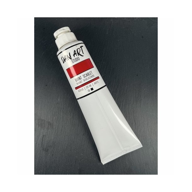 Dan Art Akryl maling Br�ndt scarlet 120ml