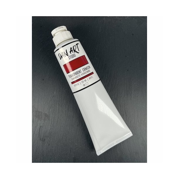 Dan Art Akryl maling Transparent carmosin 120ml