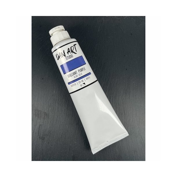 Dan Art Akryl maling Klar lilla 120ml