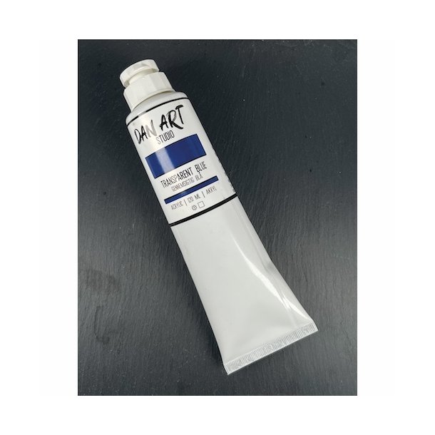 Dan Art Akryl maling Transparent bl� 120ml
