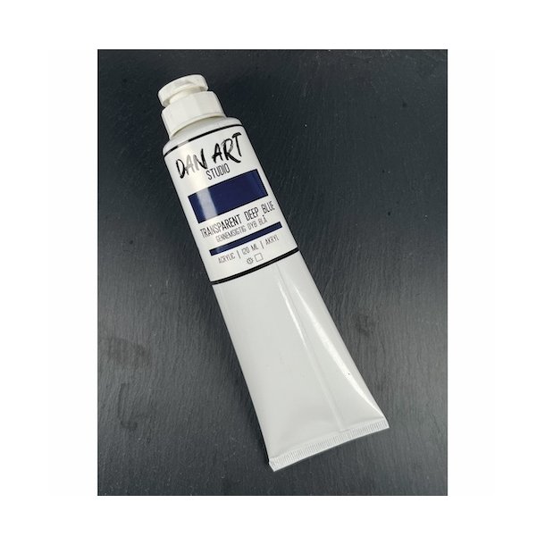 Dan Art Akryl maling Transparent dyb bl� 120ml
