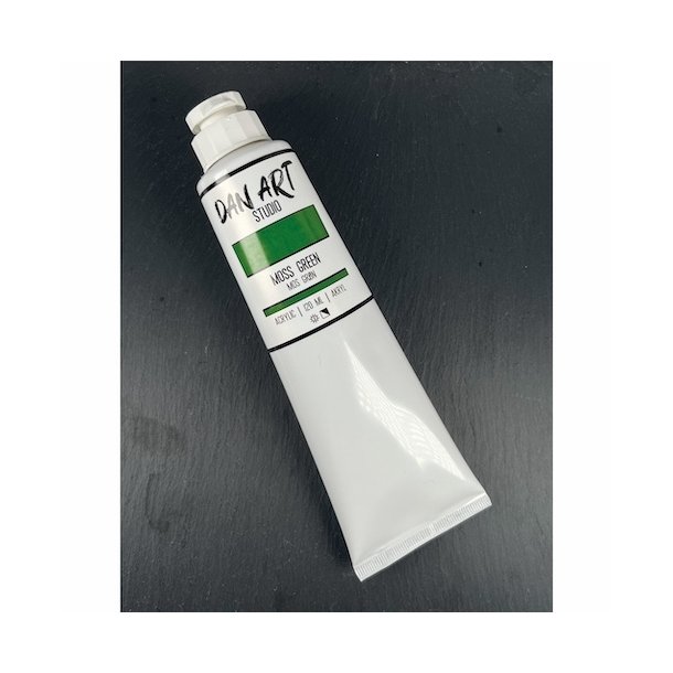 Dan Art Akryl maling Mos gr�n 120ml