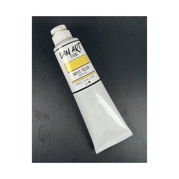 Dan Art Akryl maling Napoli gul 120ml