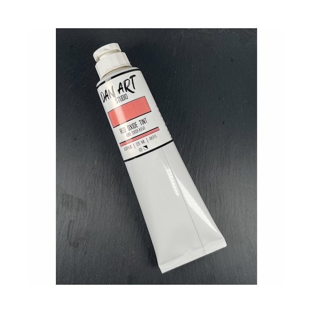 Dan Art Akryl maling R�d oxidfarve 120ml