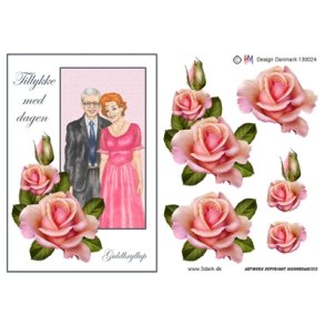 3D Guldbryllup A5
