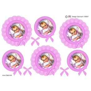 3D Babypige i ring