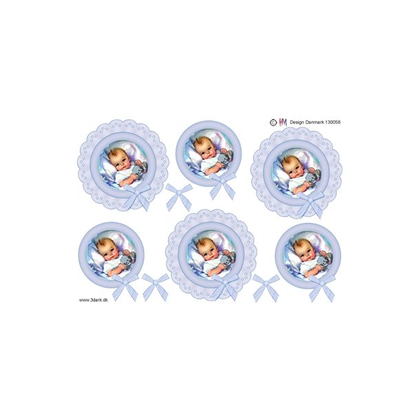 3D Babydreng i ring
