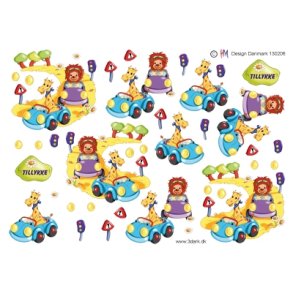 3D Giraf og l�ve p� tur