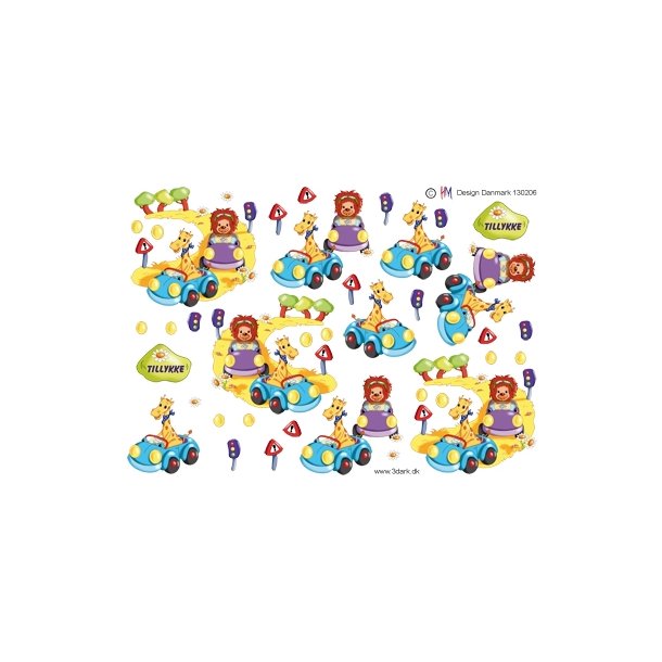 3D Giraf og l�ve p� tur